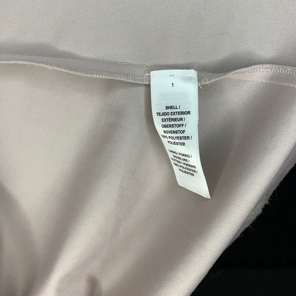 Women’s Gianni Bini Cream Silver Polyester Beaded Luxury Long Prom Dress Size 12 - Picture 4 of 4